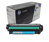 Картридж HP Color LaserJet CP3520 / CP3525 / CM3530 голубой оригинальный